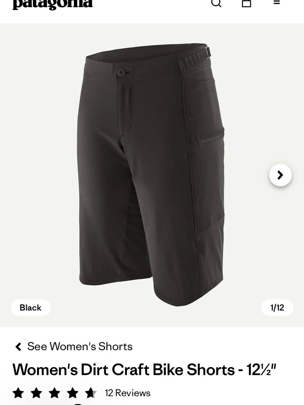 Patagonia Dirt Craft, women’s 8